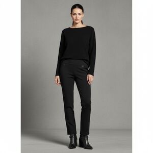 Lisette Montreal Black Pull On Pants Size 12